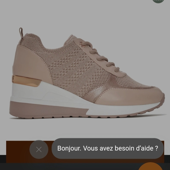 Like new! Black wedged Fantine sneakers - Yellow - Picture 6 of 6